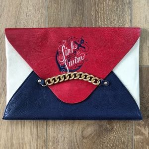 Nautical Clutch *custom embroidery*